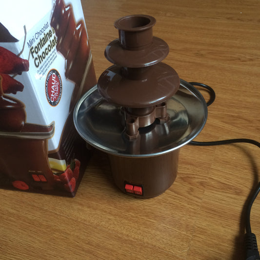 Household Three Layer Chocolate Fountain Chocolate Hot Pot Homemade Chocolate Melting Tower Furnace Belt Heating
