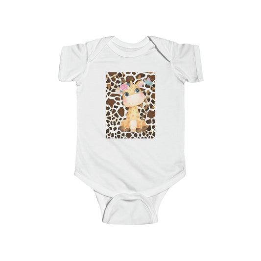 Adorable Giraffe Infant Fine Jersey Bodysuit