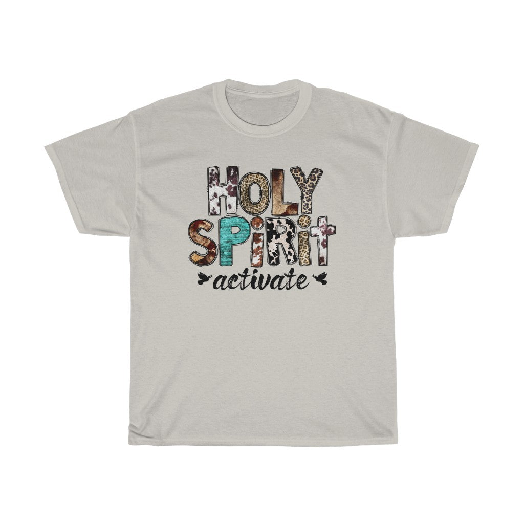 a Holy Spirit Activate Tshirt, Funny Christmas Shirt, Western Tshirt, Funny Western Tshirt, Christian SHirt, Tik Tok Shirt - Tumble Hills