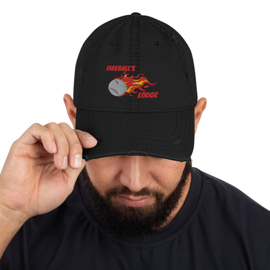 The Fireball's Lodge Distressed Dad Hat - Tumble Hills