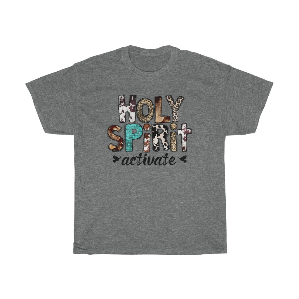 a Holy Spirit Activate Tshirt, Funny Christmas Shirt, Western Tshirt, Funny Western Tshirt, Christian SHirt, Tik Tok Shirt - Tumble Hills