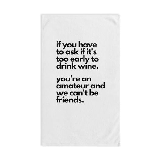 a If you have to ask Hand Towel,Christmas decoration,christmas towel, Funny Hand Towel - Tumble Hills