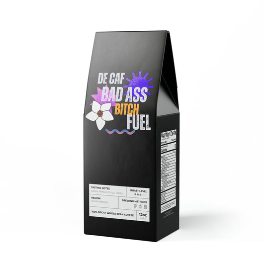 Decaf Bad Ass Bitch Fuel Trapper Peak Designer Coffee Blend (Medium Roast)