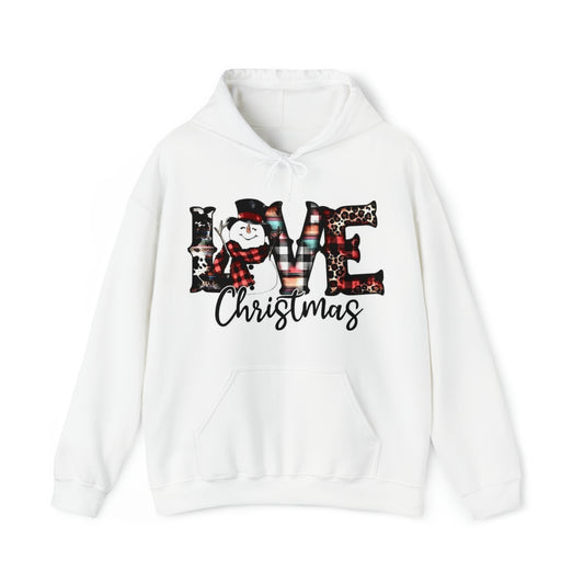 Christmas Hoodie Love Snowman Christmas Gift Unisex Funny Christmas sweater