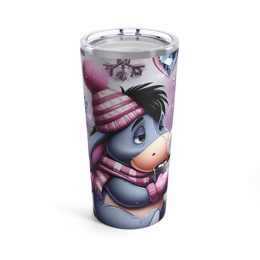 EEyore Winter Hat with Coffee Tumbler 20oz