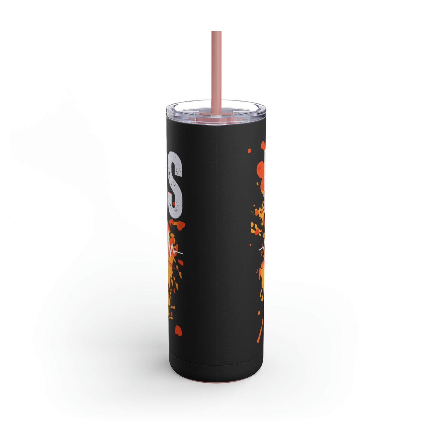 Bad A@@ Bitch fuel Maars Maker Skinny Matte Tumbler, 20oz