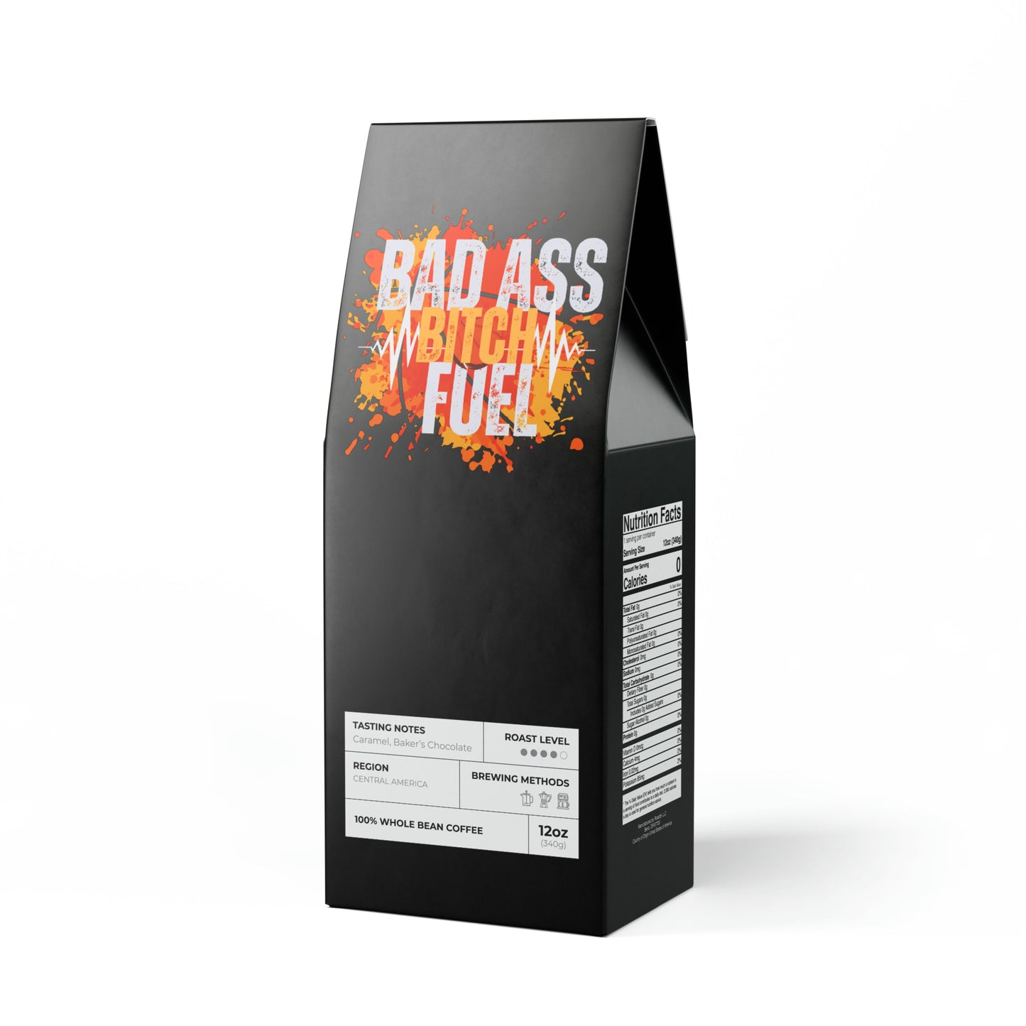 Bad A@@ Bitch Fuel Chocolate Caramel Coffee Designer Blend (Medium-Dark Roast)