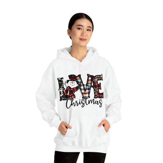 Christmas Hoodie Love Snowman Christmas Gift Unisex Funny Christmas sweater