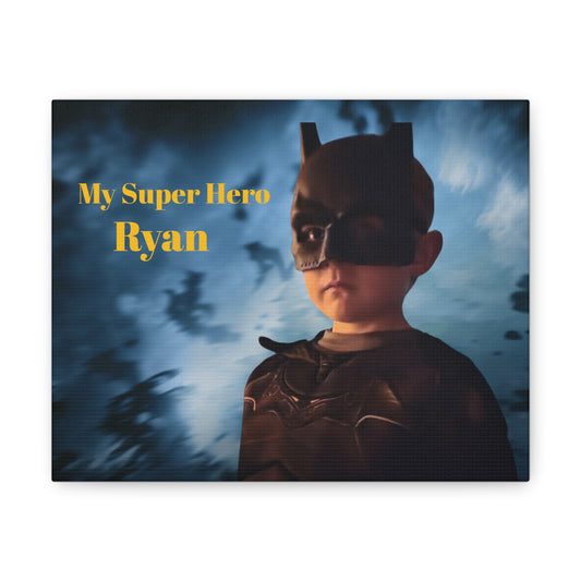 Personalized Custom My Super hero Canvas Gallery Wraps Great Gift