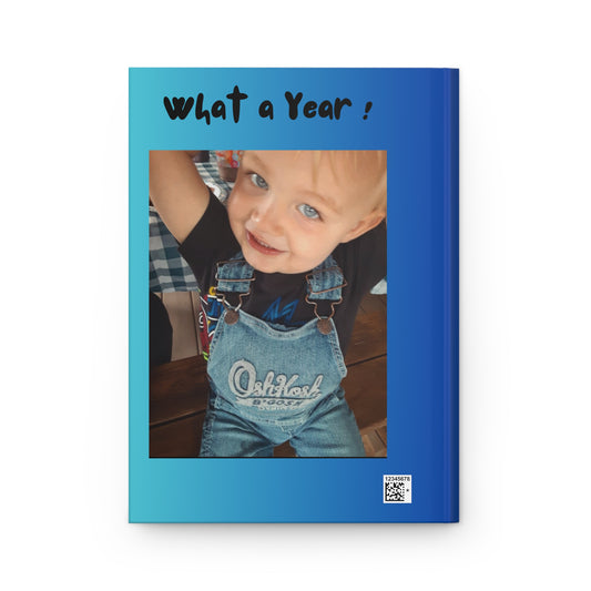 Letters to my Son First Year Book Personalized with Pictures Hardcover Journal Matte