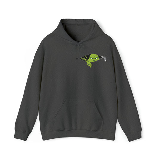 Grinch Peeking through Ewww People Hoodie