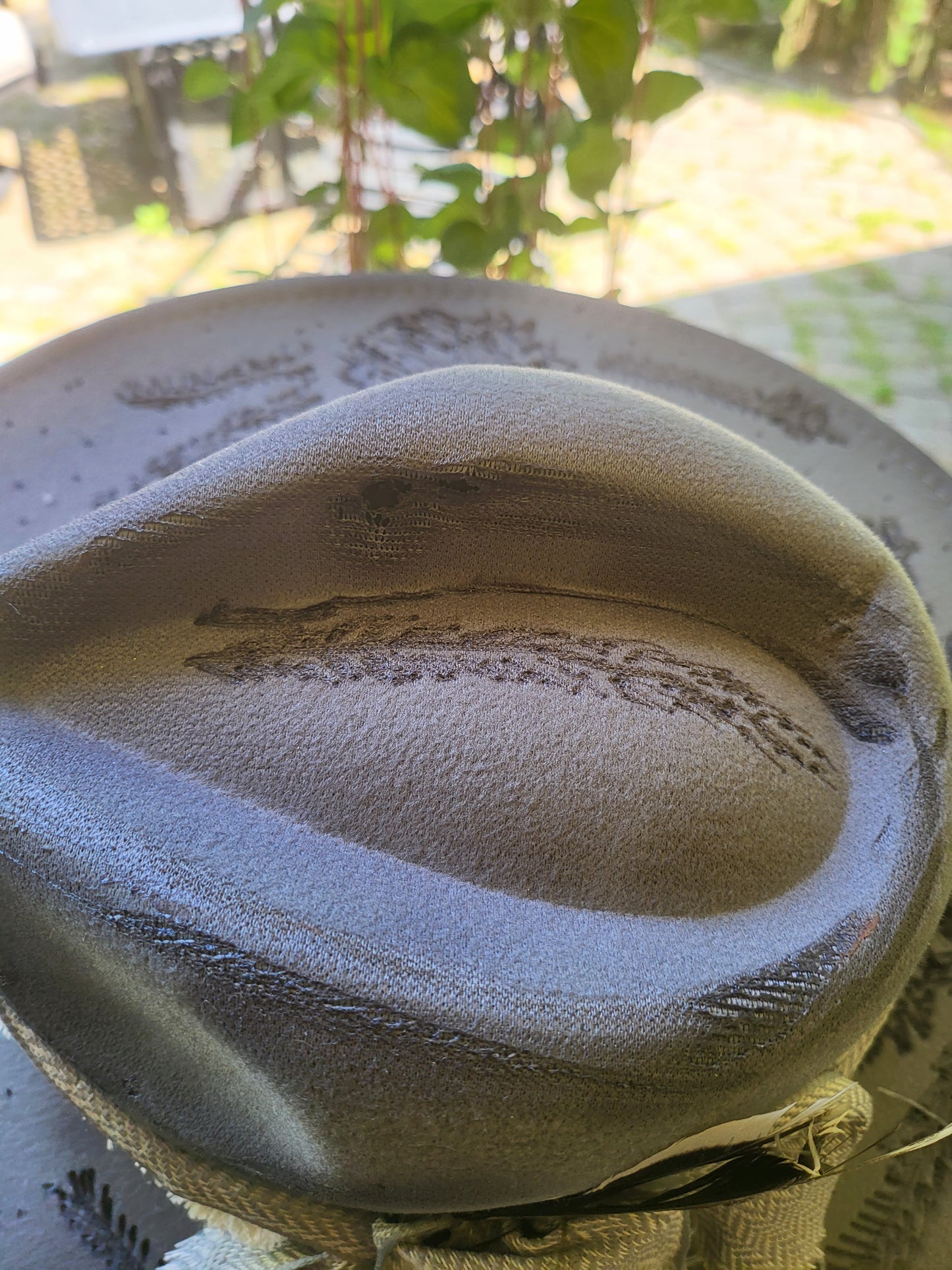 Beautiful hand burned Cowboy Hat with Dogwood and Vines , Cowgirl hat ,Unique Hat