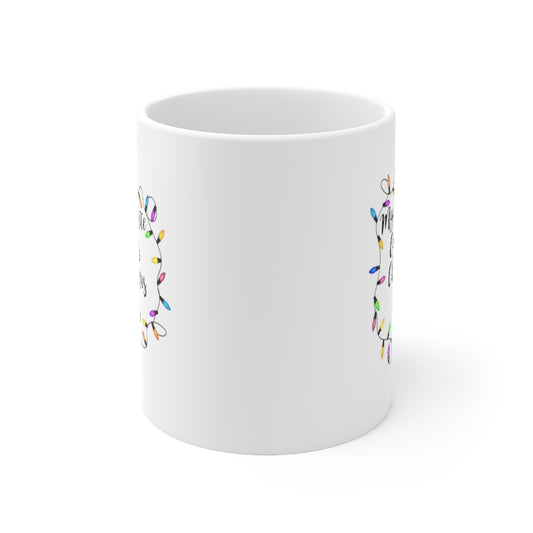 a My Favorite Color is Christmas Lights Mug, Funny Christmas Mug,Christmas Gift - Tumble Hills