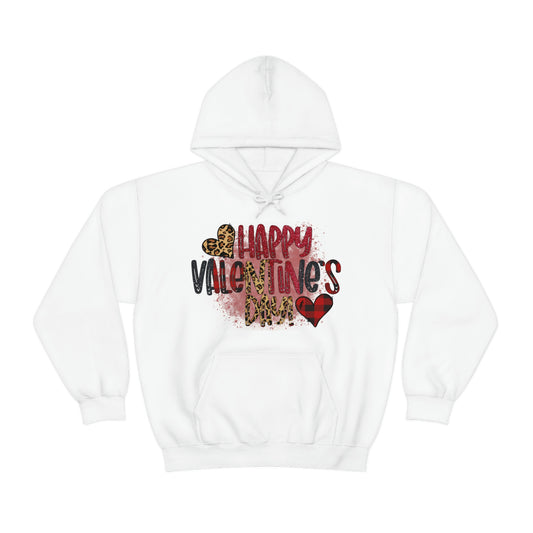 Happy Valentines Day Hoodie, Heart Hoodie Unisex Heavy Blend™ Hooded Sweatshirt