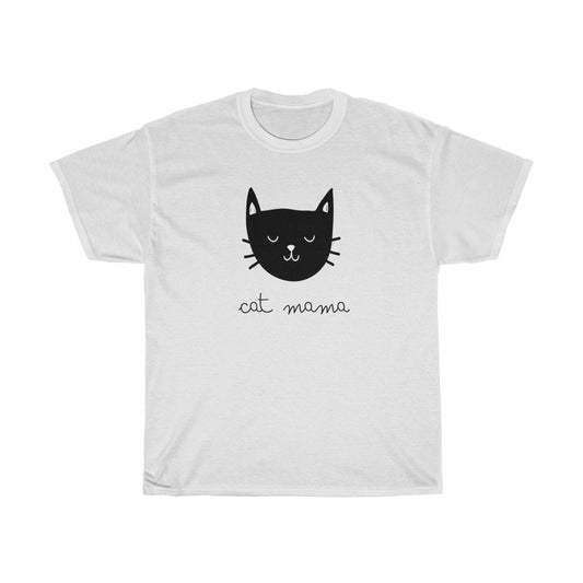 Cat Mama Heavy Cotton Tee,Mothers day shirt,Cat Shirt,Animal Shirt freeshipping - Tumble Hills