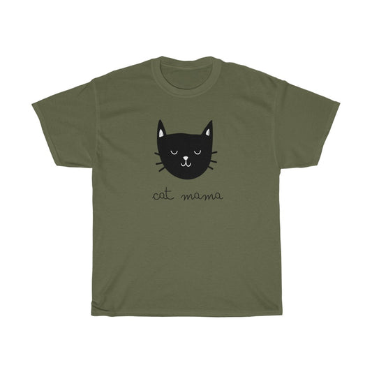 Cat Mama Heavy Cotton Tee,Mothers day shirt,Cat Shirt,Animal Shirt freeshipping - Tumble Hills