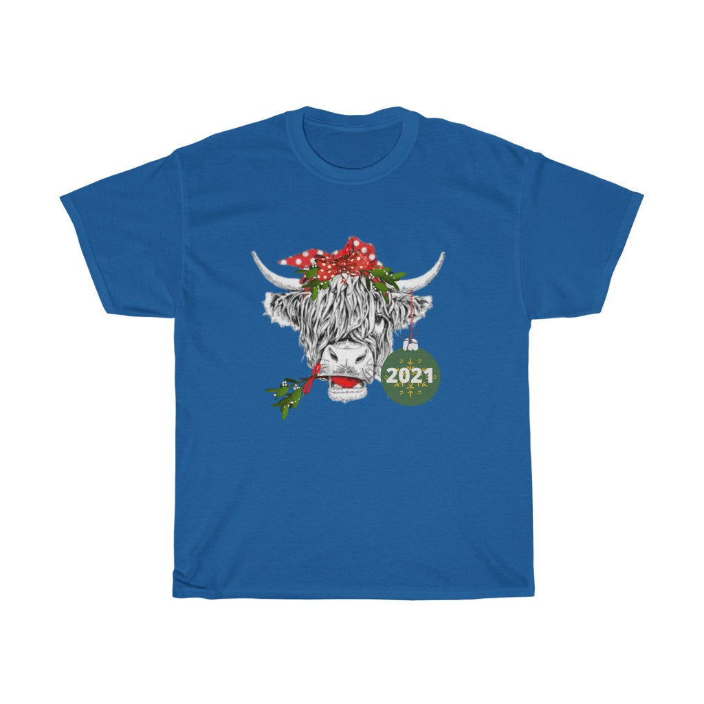 Christmas Heifer with BowTshirt, Christmas 2021 shirt, Gift ,Funny Farm Animal Christmas, Farm Animal shirt - Tumble Hills