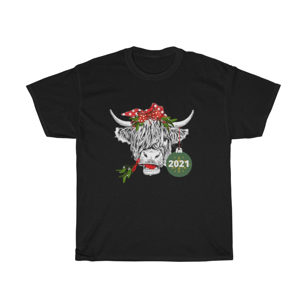 Christmas Heifer with BowTshirt, Christmas 2021 shirt, Gift ,Funny Farm Animal Christmas, Farm Animal shirt - Tumble Hills