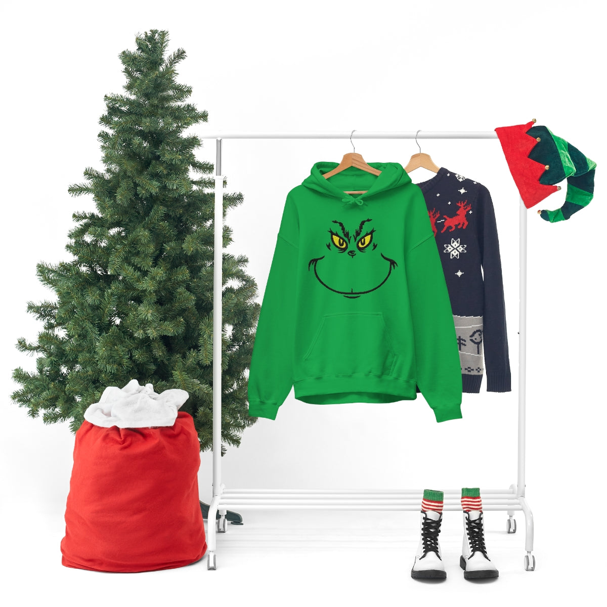 The Grinch Christmas Hoodie Funny Grinch Hoodie Christmas Gift Not an