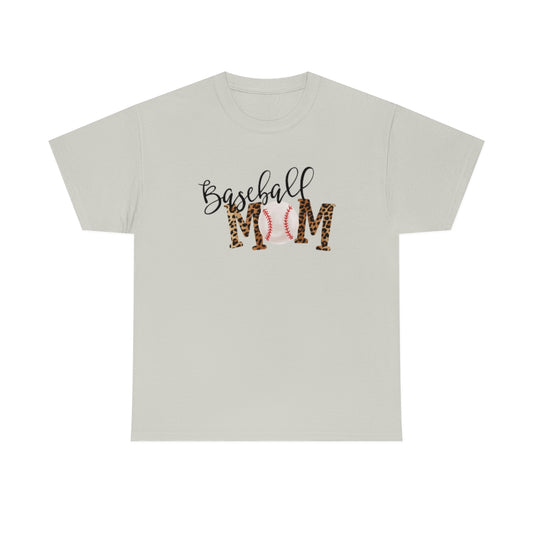 Baseball Mom,Woman's Baseball Jersey ,Mother'Unisex Heavy Cotton Tee