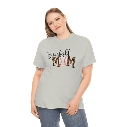 Baseball Mom,Woman's Baseball Jersey ,Mother'Unisex Heavy Cotton Tee