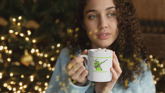 Grinch That lonesome feeling comes to My Door Glossy Magic Mug