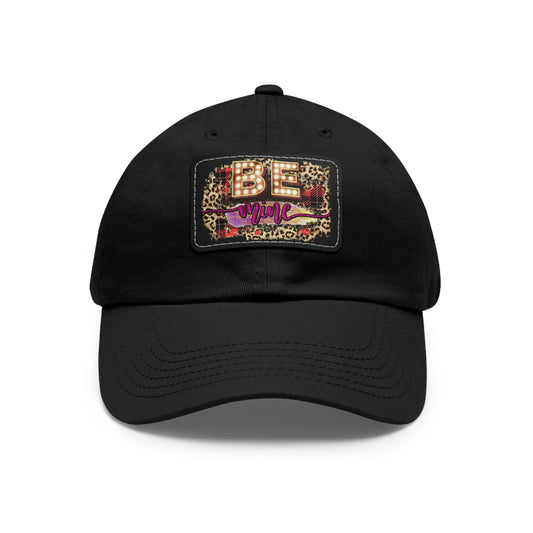 Be Mine Valentine Dad Hat with Leather Patch