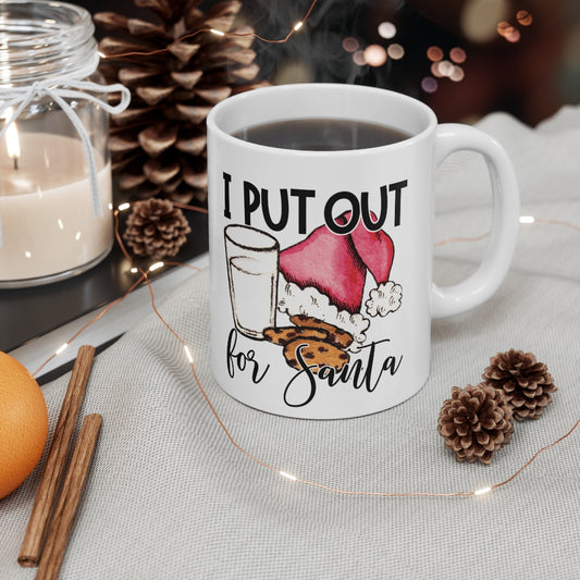 a I put out for Santa Mug, Funny Christmas Mug, Funny Santa Mug, Christmas Mug - Tumble Hills