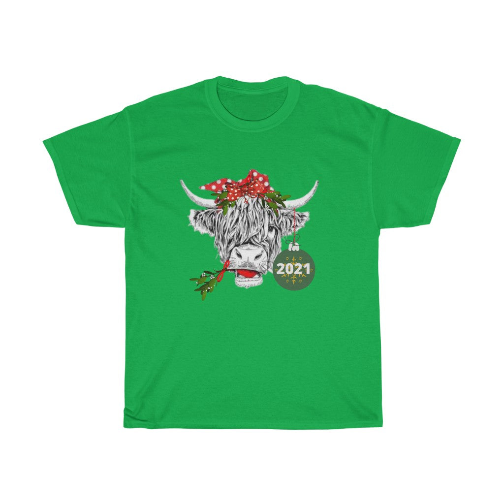 Christmas Heifer with BowTshirt, Christmas 2021 shirt, Gift ,Funny Farm Animal Christmas, Farm Animal shirt - Tumble Hills