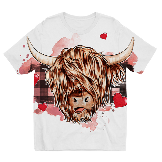 heffer love Heifer Love Valentines Day Shirt Kids T-Shirt