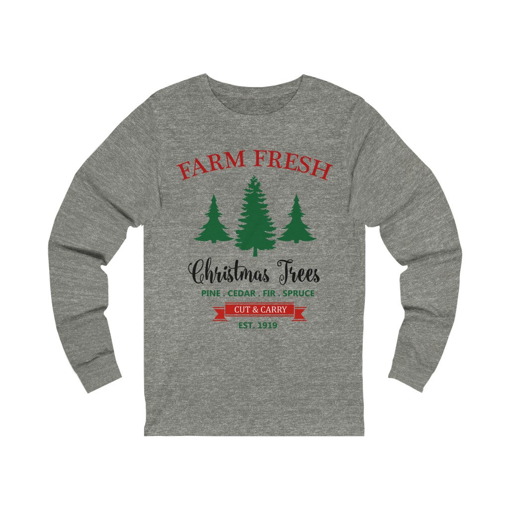 Farm Fresh Christmas Tshirt,Christmas shirt,Vintage Christmas Tree Shirt, - Tumble Hills