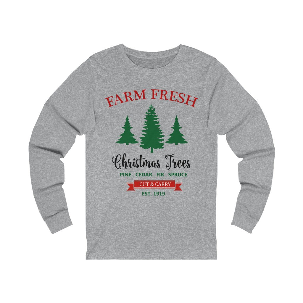 Farm Fresh Christmas Tshirt,Christmas shirt,Vintage Christmas Tree Shirt, - Tumble Hills