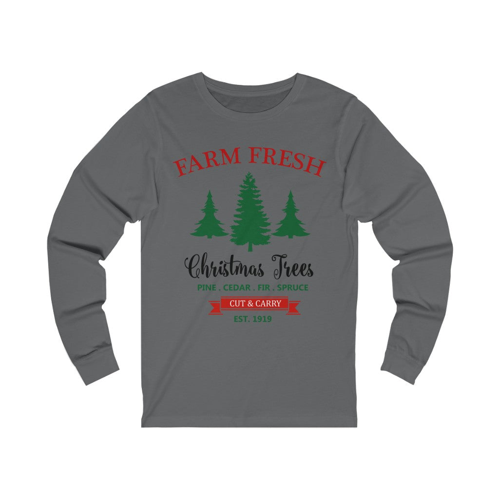 Farm Fresh Christmas Tshirt,Christmas shirt,Vintage Christmas Tree Shirt, - Tumble Hills