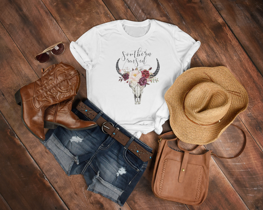 Southern Raised Western Tshirt,Western shirt, Country Shirt T-Shirt freeshipping - Tumble Hills