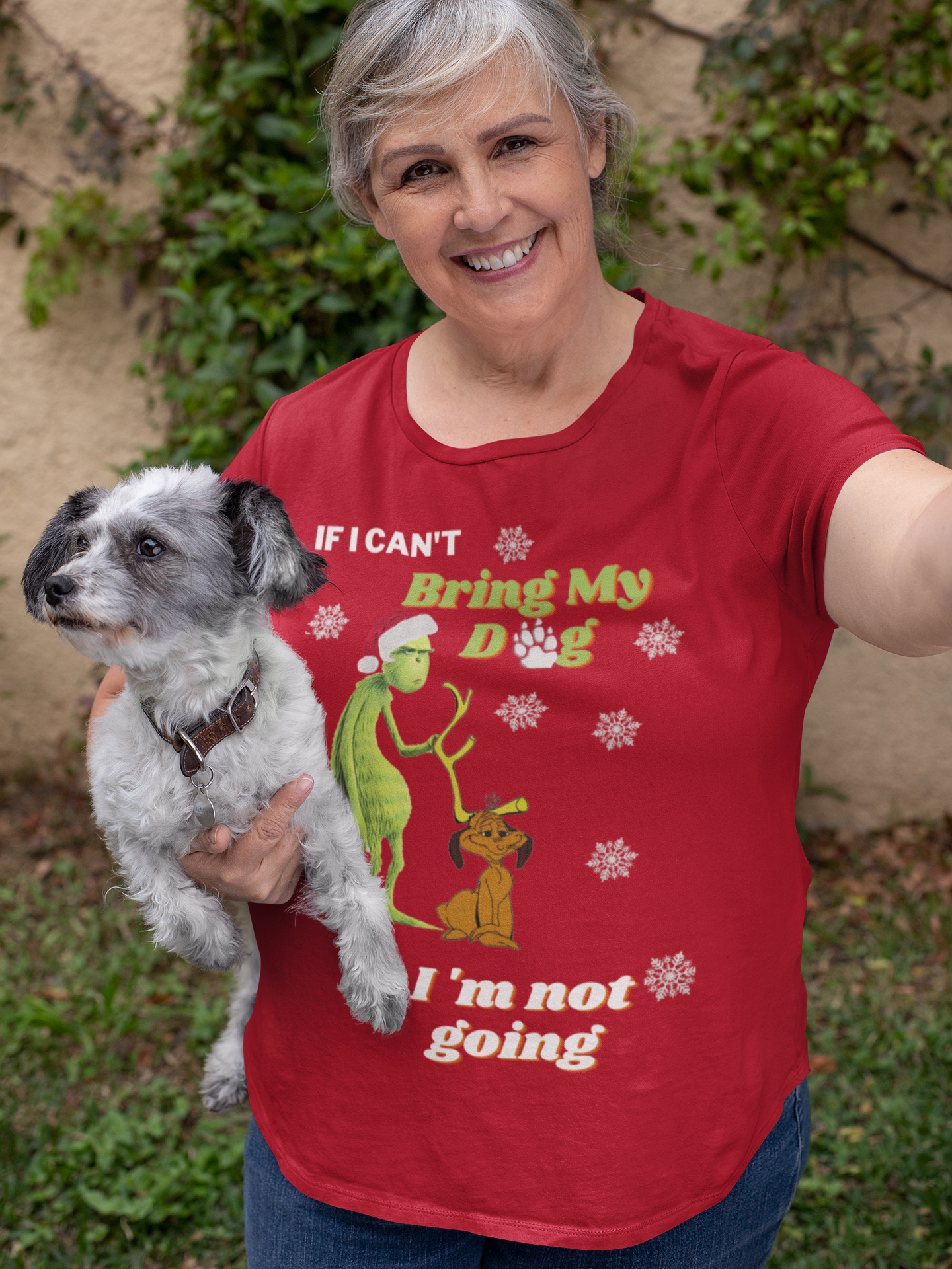 If I Can't Bring My Dog I'm Not Going Funny Shirt, Christmas